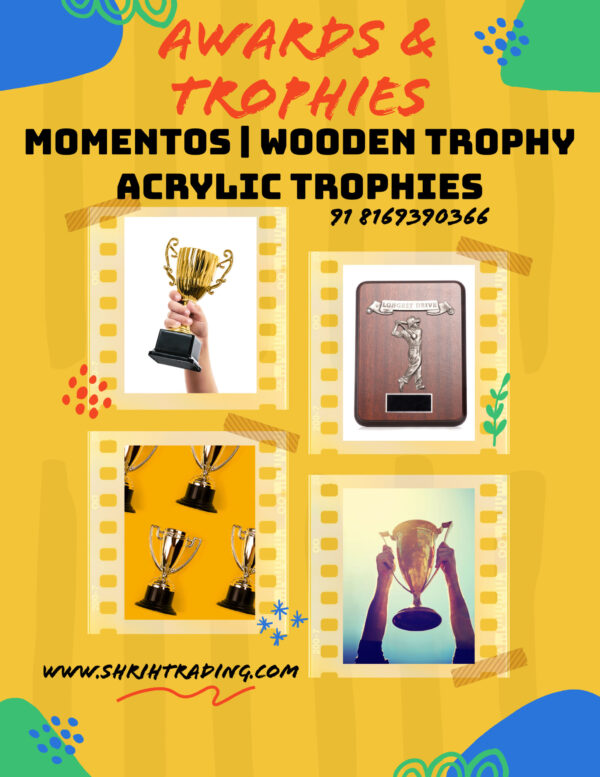 Discover The Excellence Of Shrih Awards & Trophies, Your Trusted Partner In Manufacturing, Exporting, Importing, Supplying, Distributing, And Wholesaling High-Quality Trophies And Awards. From Elegant Wooden Trophies To Stunning Acrylic Designs, We Cater To All Your Recognition Needs. 🏆✨ #Shrihawards #Trophies #Excellence
