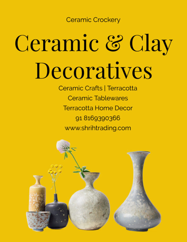 Discover The Beauty Of Ceramic And Clay Decorative Pieces With Shrih! 🌟 As A Leading Manufacturer, Exporter, Importer, Supplier, Distributor, And Wholesaler, We Bring You Exquisite Ceramic Crockery, Crafts, And Terracotta Home Decor. Elevate Your Space With Our Stunning Tableware And Decorative Art! #Ceramicart #Homedecor #Shrihceramics